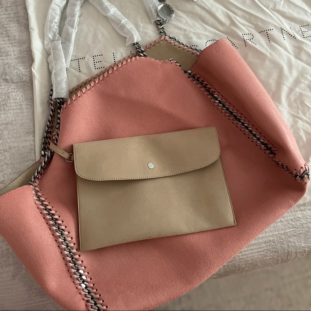 Stella McCartney light pink tote bag